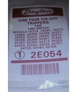 Dayton On-Off Trippers. Lot of 2 Pair. 2E054. New Sealed. Time Switch. Timer. - $5.50