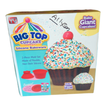 Big Top Cupcake Silicone Bakeware As Seen On TV Oversized Cupcakes Cake Mold - £21.34 GBP