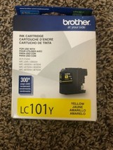 Brother LC101Y Yellow Ink Cartridge Standard Yield Genuine Oem LC101Y - £20.06 GBP
