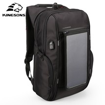 Solar Panel Backpa17 inches Convenience Charging Laptop Bags for Travel Solar Ch - £189.34 GBP