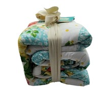 Pioneer Woman Pillow Sham Vintage Floral 2 Standard Floral Country Chic Pintuck - £33.56 GBP