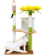 Cat Tree Flower Tower Condo Climbing for Indoor Cats Multi Level - $109.99+