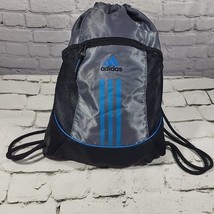 ADIDAS Backpack Back Pack Sackpack Sack Bookbag Book Bag Gym Beach Duffl... - $14.84