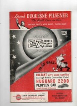 VINTAGE 1950 Pittsburgh Pirates Boston Braves Program Ralph Kiner - $39.59