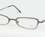 NOS Vintage Meitzner ISORA 5095 Mauve Farbverlauf Silber Brille 48-16-135mm - £60.12 GBP