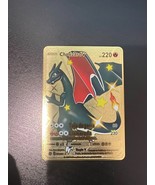 pokemon metal card gold - £10.25 GBP