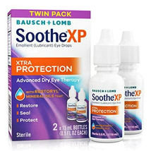 Bausch + Lomb Soothe XP Lubricant Eye Drops, 15 ml Twin pack Exp 2025 - $19.79