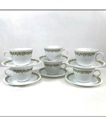 Corelle 12-Pc Set Spring Blossom Green Crazy Daisy  6-Coffee Cups and 6-... - $69.60 CAD