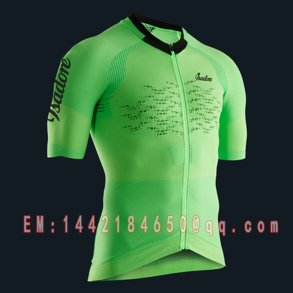 Sporting ISADORE Cycling  Summer Bike Shirt Quick Dry Maillot Ciclismo Men Short - £27.91 GBP