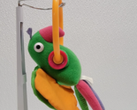 Tiny Love Plush Hanging Bird Parrot Rattle Crinkle Green Pink Purple - £10.27 GBP