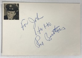 Red Buttons (d. 2006) Signed Autographed 4x6 Index Card - $20.00