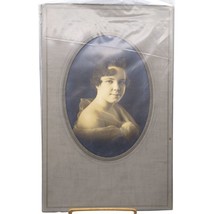 Vintage Portrait Photo in Cabinet Card, Original Black and White Senior ... - $12.89
