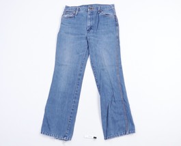 Vintage 80s Streetwear Grunge Mens 32x30 Distressed Straight Leg Denim Jeans USA - £38.84 GBP