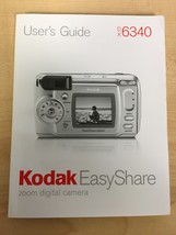 Kodak DX6340 Digital Camera Manual/User&#39;s Guide - $9.00