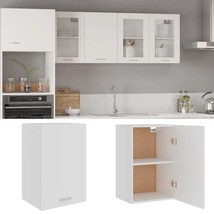 Hanging Cabinet White 39.5x31x60 cm Engineered Wood - £30.89 GBP