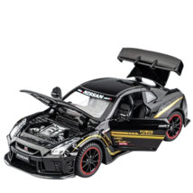 1:32 Nissan GTR R35 Supercar Alloy Car Toy Car Metal Collection Model no... - £20.51 GBP