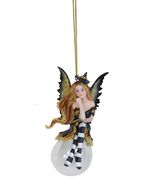 Cordelia Autumn Witch Bubble Rider Fairy Ornament Amy Brown Holiday Coll... - $605.25 MXN