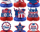 Yisong 9 Pieces 2024 Graduation Party Table Decorations Class of 2024 Co... - £16.91 GBP