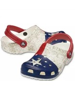 Crocs Classic TEXAS FLAG Unisex CLOGS Size Men 4  Women 6 Red White And ... - £29.51 GBP