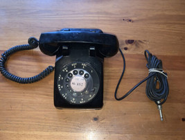 Original Black Rotary Dial Desk Phone Bell Western Electric Not For Resale - $35.64