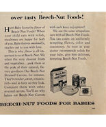 1954 Beech Nut Baby Corn Cereal Advertisement Infant Breakfast Foods DWQQ9 - €8,58 EUR