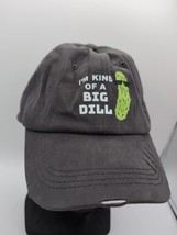 I&#39;m Kinda a Big Dill Funny Grey Baseball Hat Adjustable - £11.81 GBP