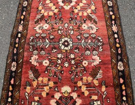 3&#39;5 x 9&#39;4 Amazing Vintage S Antique Hand Knotted Oriental Wool Carpet Runner Rug - £429.69 GBP