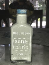 Hollywood Sani-White for All White Shoes Vintage Bottle HSP 3OZ “P” In A... - $4.99