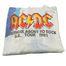 AC/DC Tie Dye Pulll Over Hoodie Hooded Sweatshirt Size 1X New no tags - $634.90 MXN