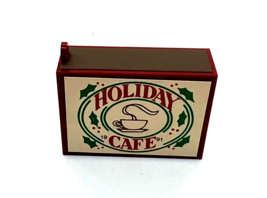 Hallmark Keepsake Miniature Ornament Holiday Cafe 1991 - £3.18 GBP