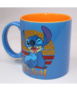 Disney Lilo And Stitch Sunset 20oz Blue And Shades Of Orange Ceramic Cof... - £9.31 GBP