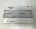 2011 Chevrolet Cruze Owners Manual Handbook OEM A01B55025 - $14.84