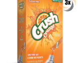 3x Packs Crush Orange Flavor Drink Mix Singles To Go | 6 Sticks Per Pack... - £8.99 GBP