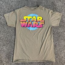 Star Wars Mad Engine Vibrant Print T-shirt Tee (M) Medium Taupe Color - €9,28 EUR