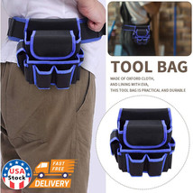 Electrician Waist Pocket Belt Tool Pouch Bag Canvas Hardware Toolkit Hol... - $29.99