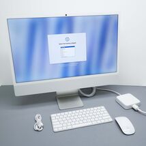 Apple iMac 24" All-in-One M4 chip 8 Core 16GB RAM 256GB SSD  Silver MWUC... - $999.99