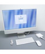Apple iMac 24" All-in-One M4 chip 8 Core 16GB RAM 256GB SSD  Silver MWUC... - $999.99