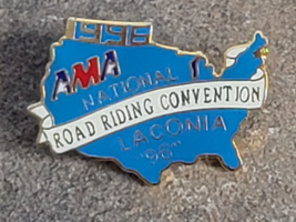 1996 Honda AMA Lapel Pin National Road Riding Convention Laconia Motorcycle - £11.74 GBP