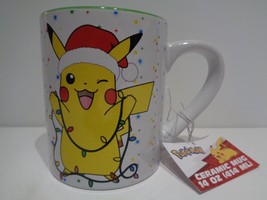 Pokemon Pikachu Holiday  Christmas Ceramic Coffee Mug Cup 14oz  - £9.49 GBP
