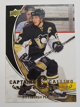 2008 - 2009 Sidney Crosby Captains Calling Upper Deck Nhl Hockey Card CPT1 Ud - £3.11 GBP