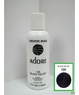 CREATIVE IMAGE ADORE SEMI PERMANENT HAIR COLOR #120 BLACK VELVET 4oz - $5.59