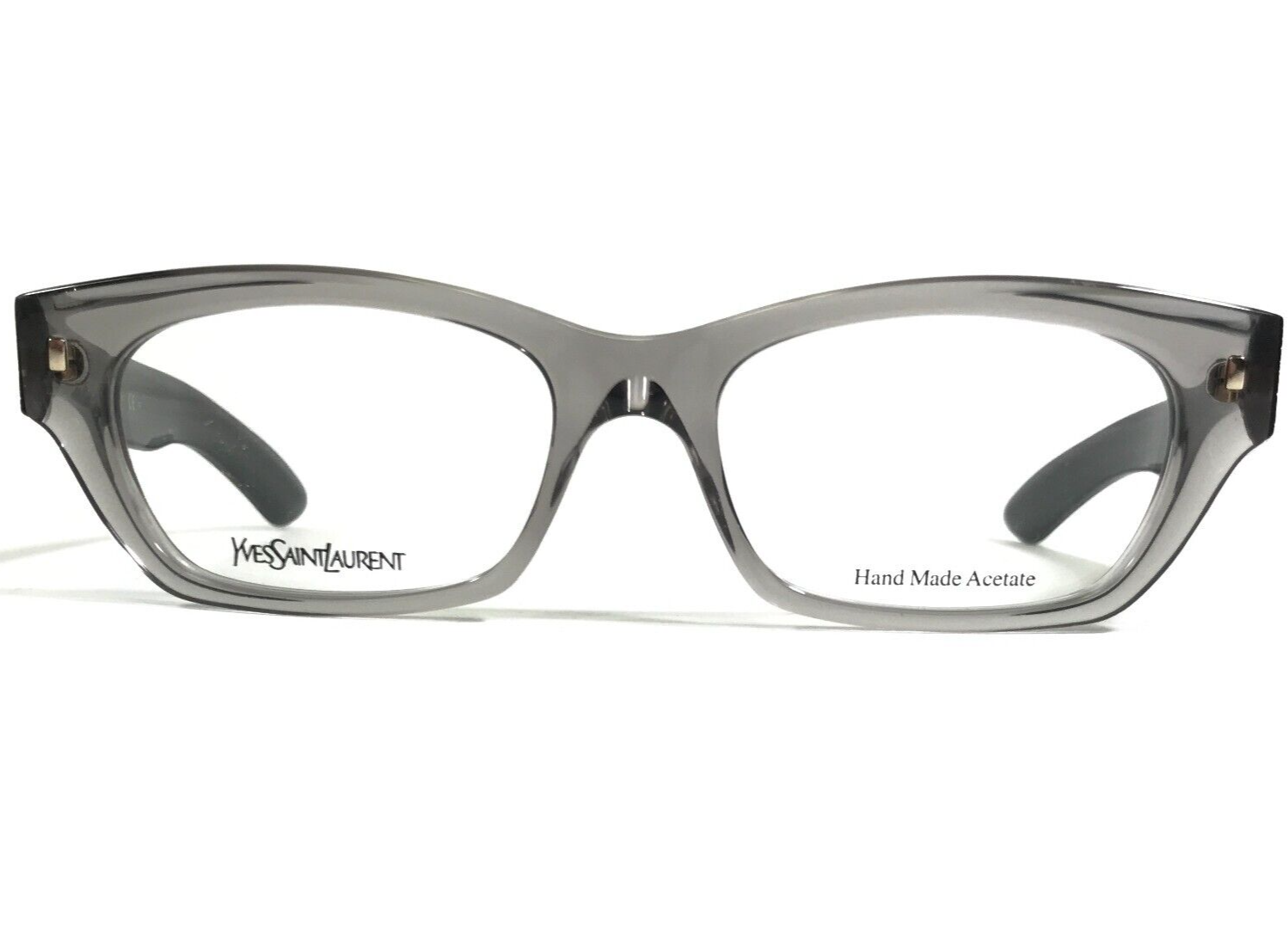 Primary image for Yves Saint Laurent Eyeglasses Frames YSL6333 950 Black Clear Gray 51-17-140