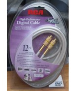 RCA High Performance Digital Cable - 12 Foot - BRAND NEW IN PACK - Gold ... - $23.07 CAD