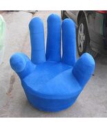 Plush Hand Shaped Sofa Chair for Kids & Adults  Modern Lazy Finger Lounge Seat, - $899.00