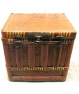 19th Century Antique Chinese Woven Bamboo and Rattan Storage Chest - $1,342.24 CAD