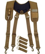 Tool Belt Suspenders Heavy Duty Padded Suspender Adjustable Carpenter To... - $28.95