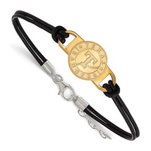 SS GP  Texas Rangers Leather Bracelet Small Center - £63.29 GBP