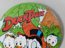 Disney Ducktales Button Pin 3&quot; Vintage 1987 Scrooge McDuck Huey Dewey Louie - $8.58