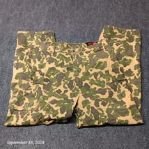 Vintage Bullseye Bill Camouflage Cargo Hunting Pants Men 36x32 Water Rep... - £34.84 GBP