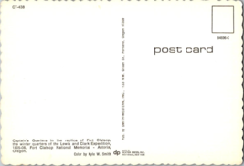 Postcard Oregon Astoria Winter Quarters Lewis &amp; Clark Expedition 6 x 4 inches - £3.95 GBP